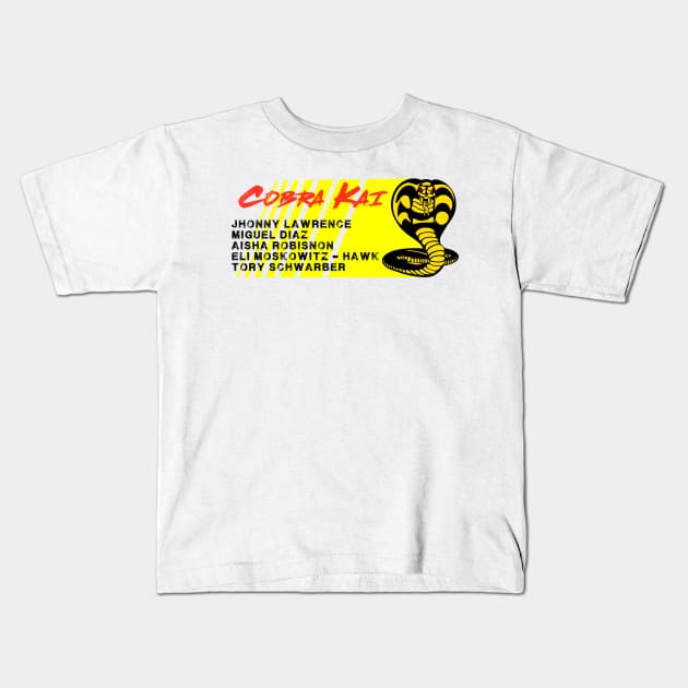 cobra kai Kids T-Shirt by iniandre